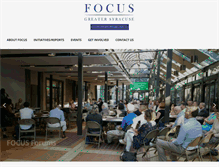 Tablet Screenshot of focussyracuse.org